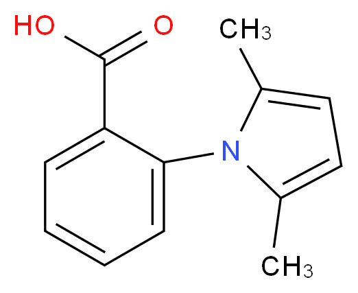 2-(2,5-Dimethyl-1H-pyrrol-1-yl)benzoic acid 97%_分子结构_CAS_92028-57-4)