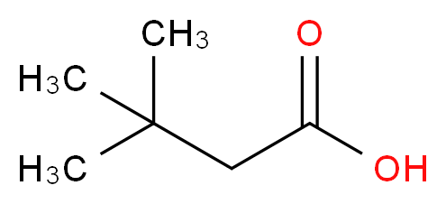 tert-BUTYLACETIC ACID_分子结构_CAS_1070-83-3)