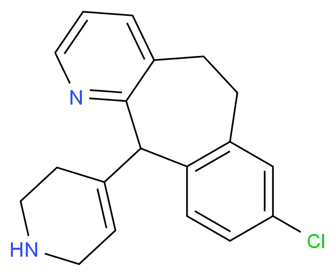 13-chloro-2-(1,2,3,6-tetrahydropyridin-4-yl)-4-azatricyclo[9.4.0.0<sup>3</sup>,<sup>8</sup>]pentadeca-1(11),3(8),4,6,12,14-hexaene_分子结构_CAS_432543-89-0