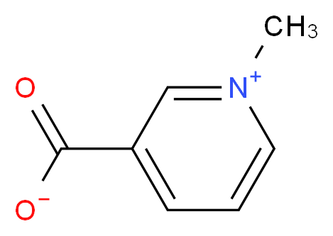 1-methylpyridin-1-ium-3-carboxylate_分子结构_CAS_535-83-1