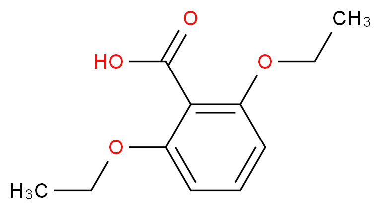 2,6-二乙氧基苯甲酸_分子结构_CAS_82935-36-2)