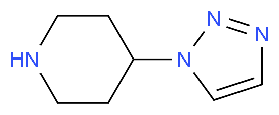 4-(1H-1,2,3-triazol-1-yl)piperidine_分子结构_CAS_756476-21-8)