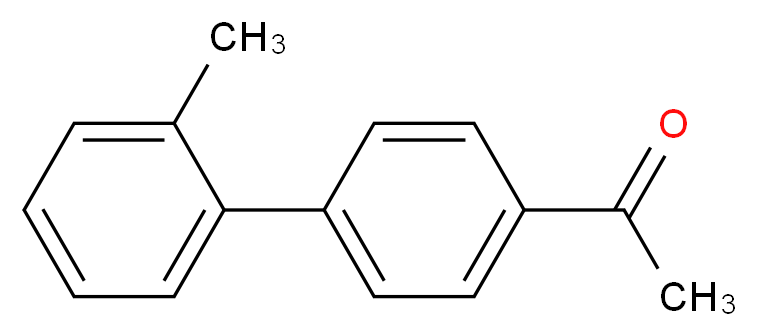 1-(2'-Methyl[1,1'-biphenyl]-4-yl)ethanone_分子结构_CAS_56917-39-6)