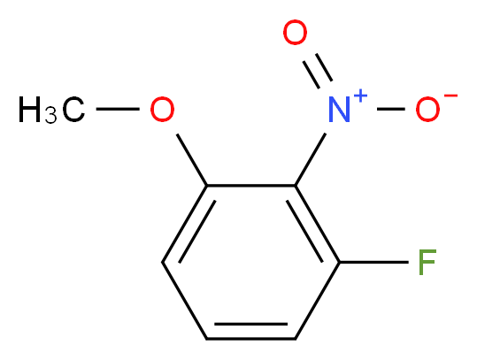 1-fluoro-3-methoxy-2-nitrobenzene_分子结构_CAS_641-49-6