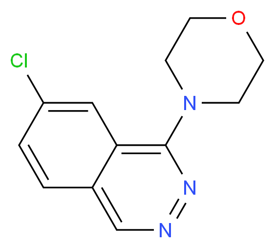 7-Chloro-1-(morpholin-4-yl)phthalazine_分子结构_CAS_)