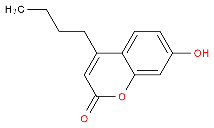 4-Butyl-7-hydroxy-2H-chromen-2-one_分子结构_CAS_342894-11-5)