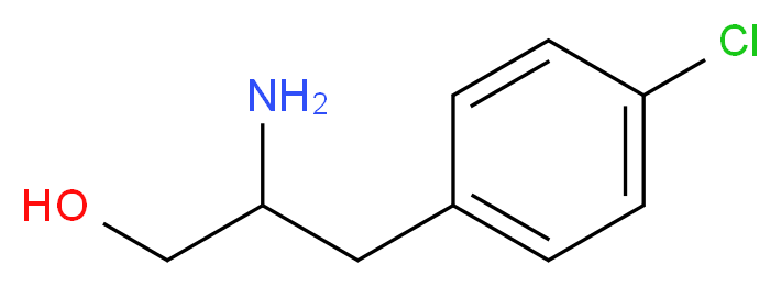 DL-4-氯苯丙氨醇_分子结构_CAS_35373-63-8)