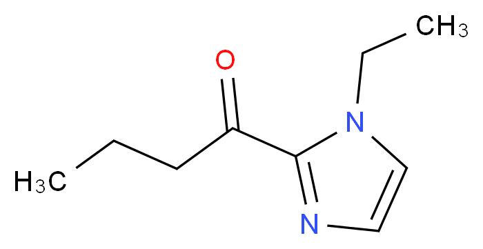 1-(1-ethyl-1H-imidazol-2-yl)butan-1-one_分子结构_CAS_540780-96-9