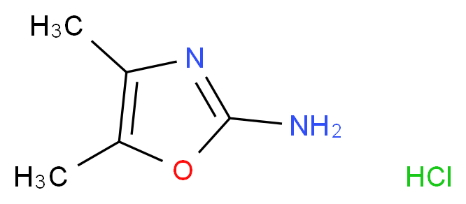 4,5-Dimethyl-1,3-oxazol-2-amine hydrochloride_分子结构_CAS_45529-92-8)