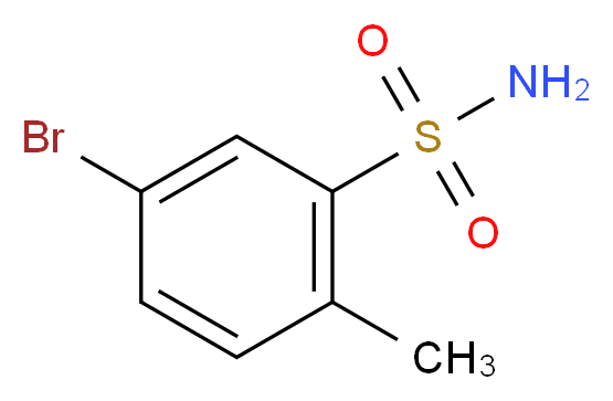 5-bromo-2-methylbenzene-1-sulfonamide_分子结构_CAS_56919-16-5