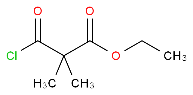 Ethyl 3-chloro-2,2-diMethyl-3-oxopropanoate_分子结构_CAS_64244-87-7)