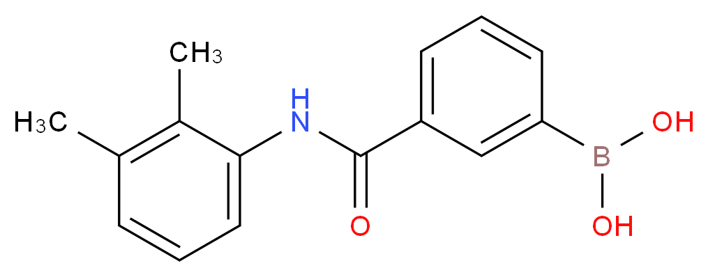 {3-[(2,3-dimethylphenyl)carbamoyl]phenyl}boronic acid_分子结构_CAS_957060-99-0