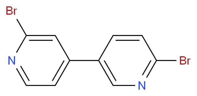 2-bromo-5-(2-bromopyridin-4-yl)pyridine_分子结构_CAS_942206-16-8