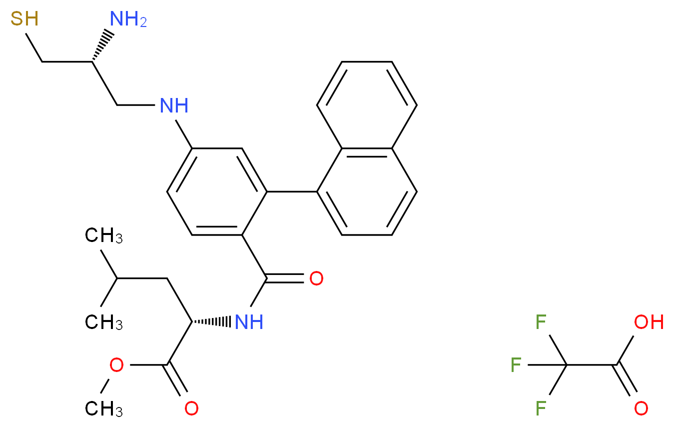 GGTI 298 trifluoroacetate salt hydrate_分子结构_CAS_1217457-86-7(anhydrous))