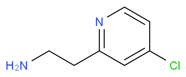 2-(4-chloropyridin-2-yl)ethanamine_分子结构_CAS_1060809-10-0)