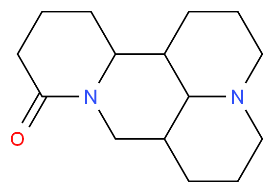 7,13-diazatetracyclo[7.7.1.0^{2,7}.0^{13,17}]heptadecan-6-one_分子结构_CAS_519-02-8