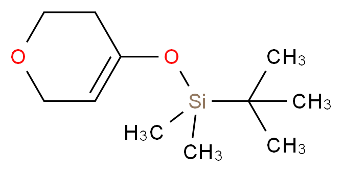 tert-Butyl-(3,6-dihydro-2H-pyran-4-yloxy)dimethylsilane_分子结构_CAS_953390-79-9)