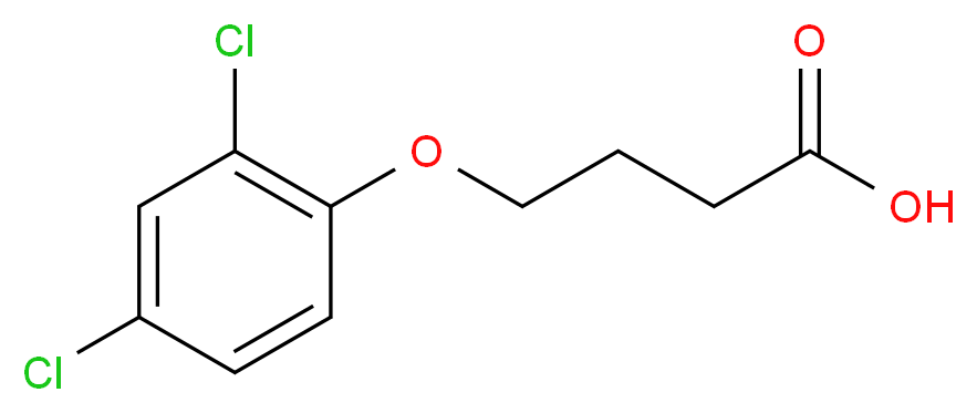 4-(2,4-二氯苯氧基)丁酸_分子结构_CAS_94-82-6)