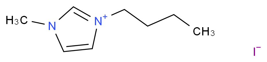 3-butyl-1-methyl-1H-imidazol-3-ium iodide_分子结构_CAS_65039-05-6