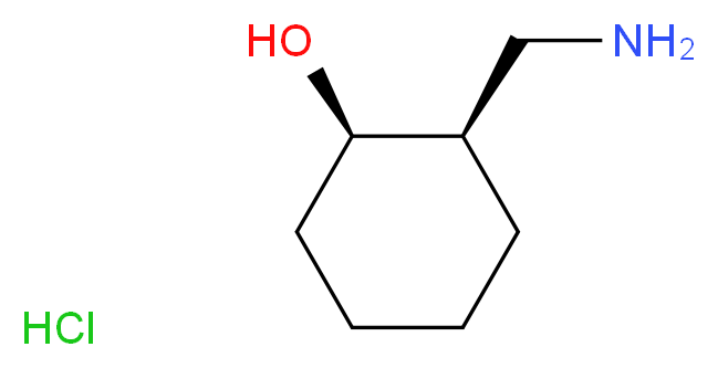 CIS-2-AMINOMETHYL-1-CYCLOHEXANOL HYDROCHLORIDE_分子结构_CAS_24947-68-0)