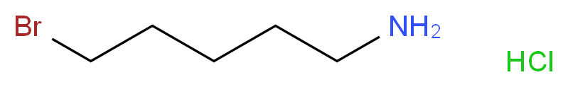 5-Bromo-1-pentylamine, Hydrochloride_分子结构_CAS_1246816-76-1)