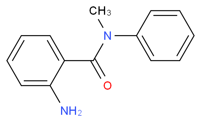 2-amino-N-methyl-N-phenylbenzamide_分子结构_CAS_6632-37-7