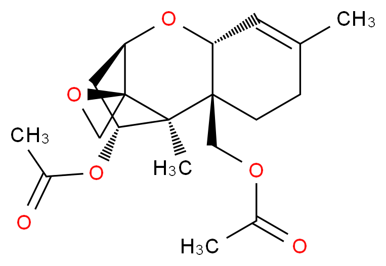 Diacetylverrucarol_分子结构_CAS_2198-94-9)