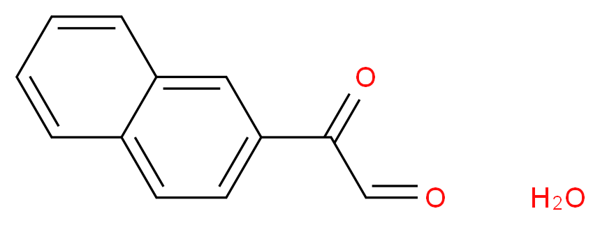 2-(Naphthalen-2-yl)-2-oxoacetaldehyde hydrate_分子结构_CAS_7400-62-6)