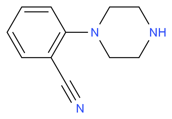 1-(2-Cyanophenyl)piperazine 97%_分子结构_CAS_111373-03-6)