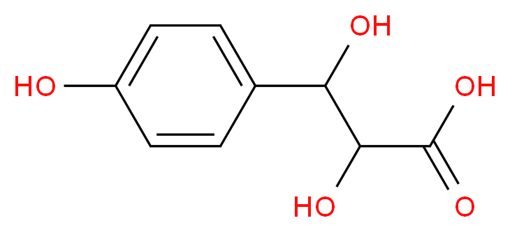 2,3-Dihydroxy-3-(4-hydroxyphenyl)
propanoic acid _分子结构_CAS_100201-57-8)