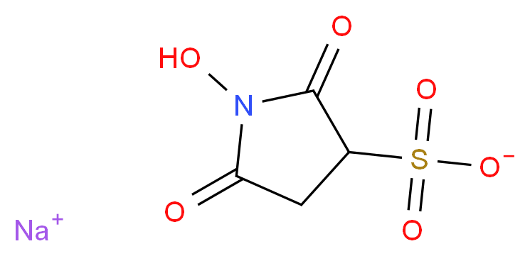 N-Hydroxysulfosuccinimide sodium salt_分子结构_CAS_106627-54-7)