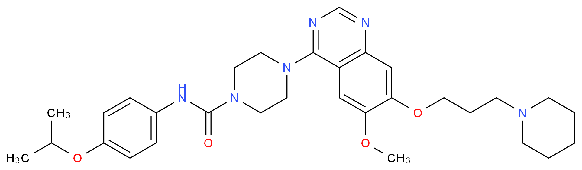 Tandutinib (MLN518)_分子结构_CAS_387867-13-2)