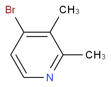 4-bromo-2,3-dimethylpyridine_分子结构_CAS_259807-91-5