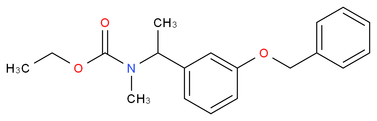 N-[1-(3'-Benzyloxyphenyl)ethyl]-N-methyl-O-ethylcarbamate_分子结构_CAS_1159977-08-8)