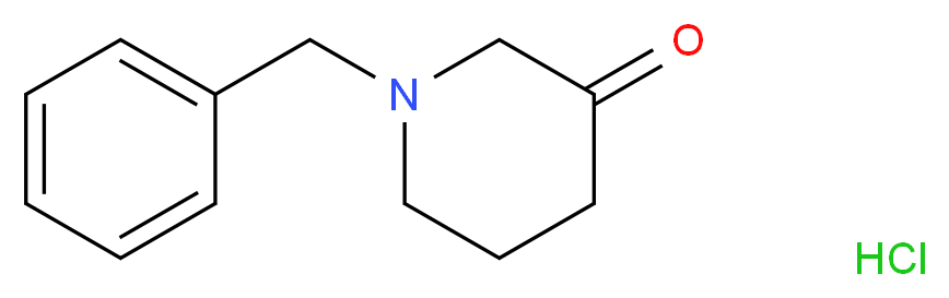 1-benzylpiperidin-3-one hydrochloride_分子结构_CAS_50606-58-1