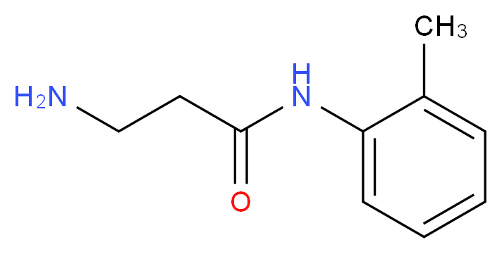 N~1~-(2-methylphenyl)-beta-alaninamide_分子结构_CAS_938515-43-6)