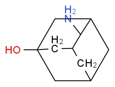 4-aminoadamantan-1-ol_分子结构_CAS_75375-89-2
