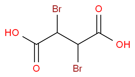 2,3-二溴丁二酸_分子结构_CAS_526-78-3)