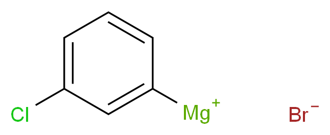 3-氯苯基溴化镁, 1M MeTHF 溶液_分子结构_CAS_36229-42-2)