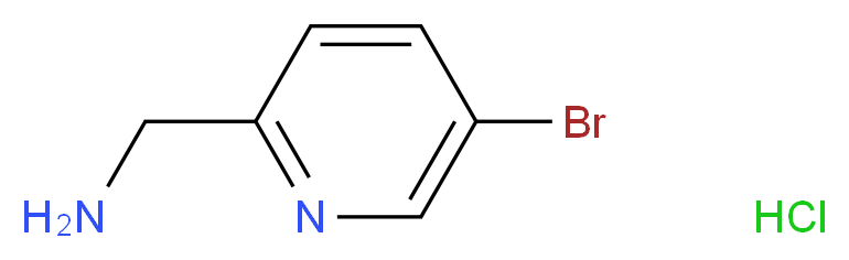 (5-Bromopyridin-2-yl)methanamine hydrochloride_分子结构_CAS_1241911-26-1)