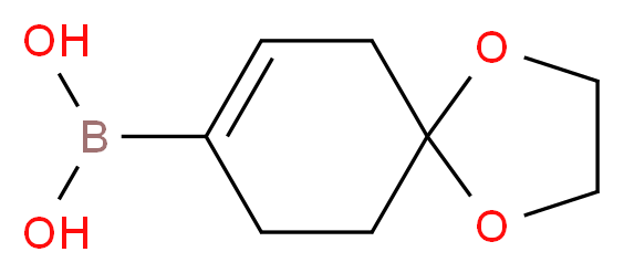 1,4-二氧螺[4,5]癸-7-烯-8-硼酸_分子结构_CAS_850567-90-7)