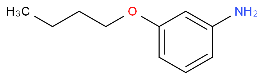 3-butoxyaniline_分子结构_CAS_23079-68-7