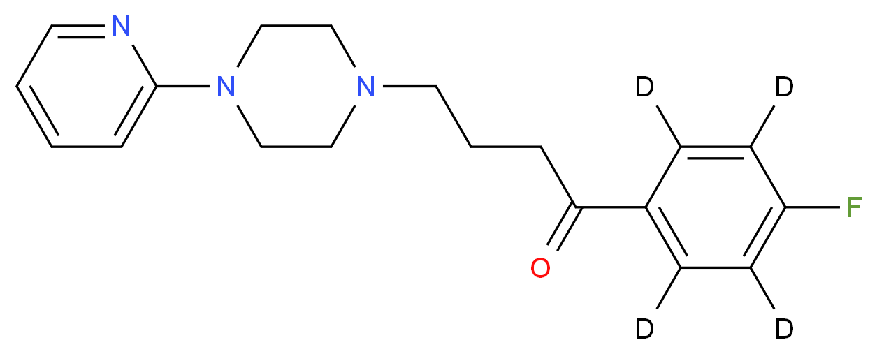 阿扎哌隆-d4_分子结构_CAS_1173021-72-1)