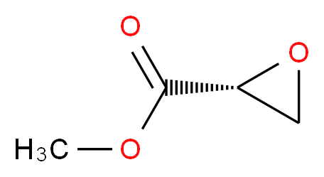 methyl (2R)-oxirane-2-carboxylate_分子结构_CAS_111058-32-3