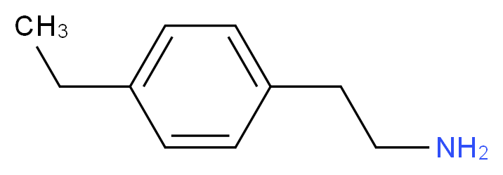 2-(4-ethylphenyl)ethan-1-amine_分子结构_CAS_64353-29-3