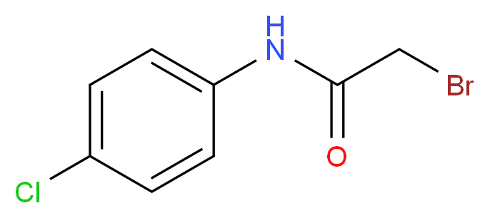 2-bromo-N-(4-chlorophenyl)acetamide_分子结构_CAS_5343-64-6