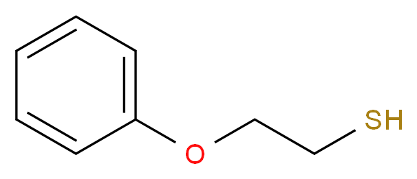 2-苯氧基乙硫醇_分子结构_CAS_6338-63-2)