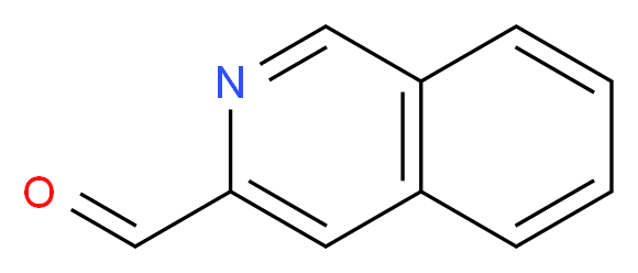 Isoquinoline-3-carboxaldehyde_分子结构_CAS_5470-80-4)