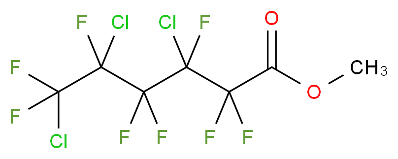 methyl 3,5,6-trichloro-2,2,3,4,4,5,6,6-octafluorohexanoate_分子结构_CAS_812-90-8