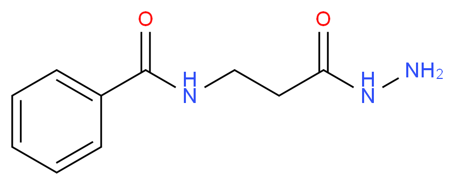N-(3-Hydrazino-3-oxopropyl)benzamide_分子结构_CAS_)